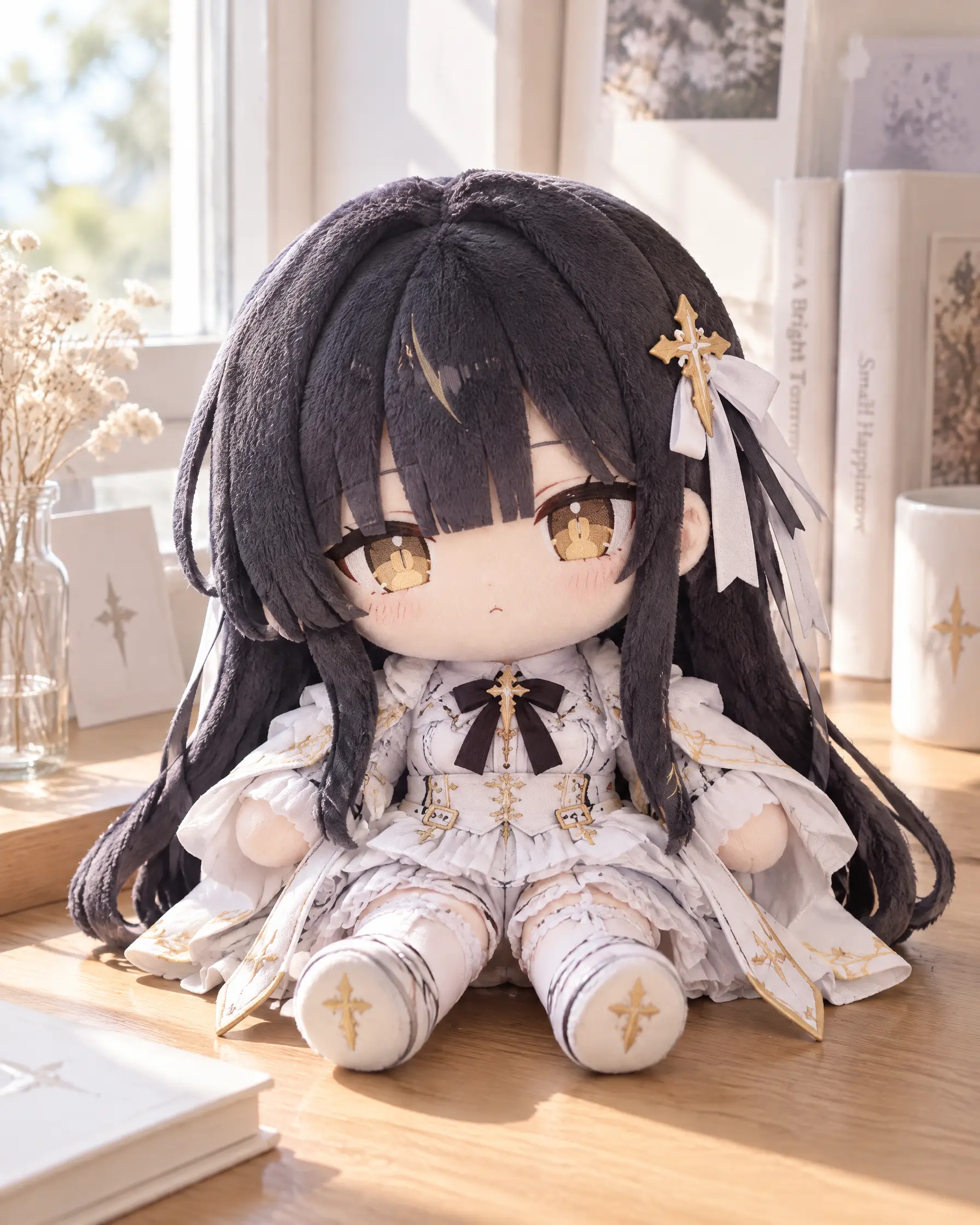 添付画像のキャラクターを最優先の参照として使用し、キャラクターの個性・髪型・髪色・瞳の色・衣装・アクセサリー・特徴的なデ