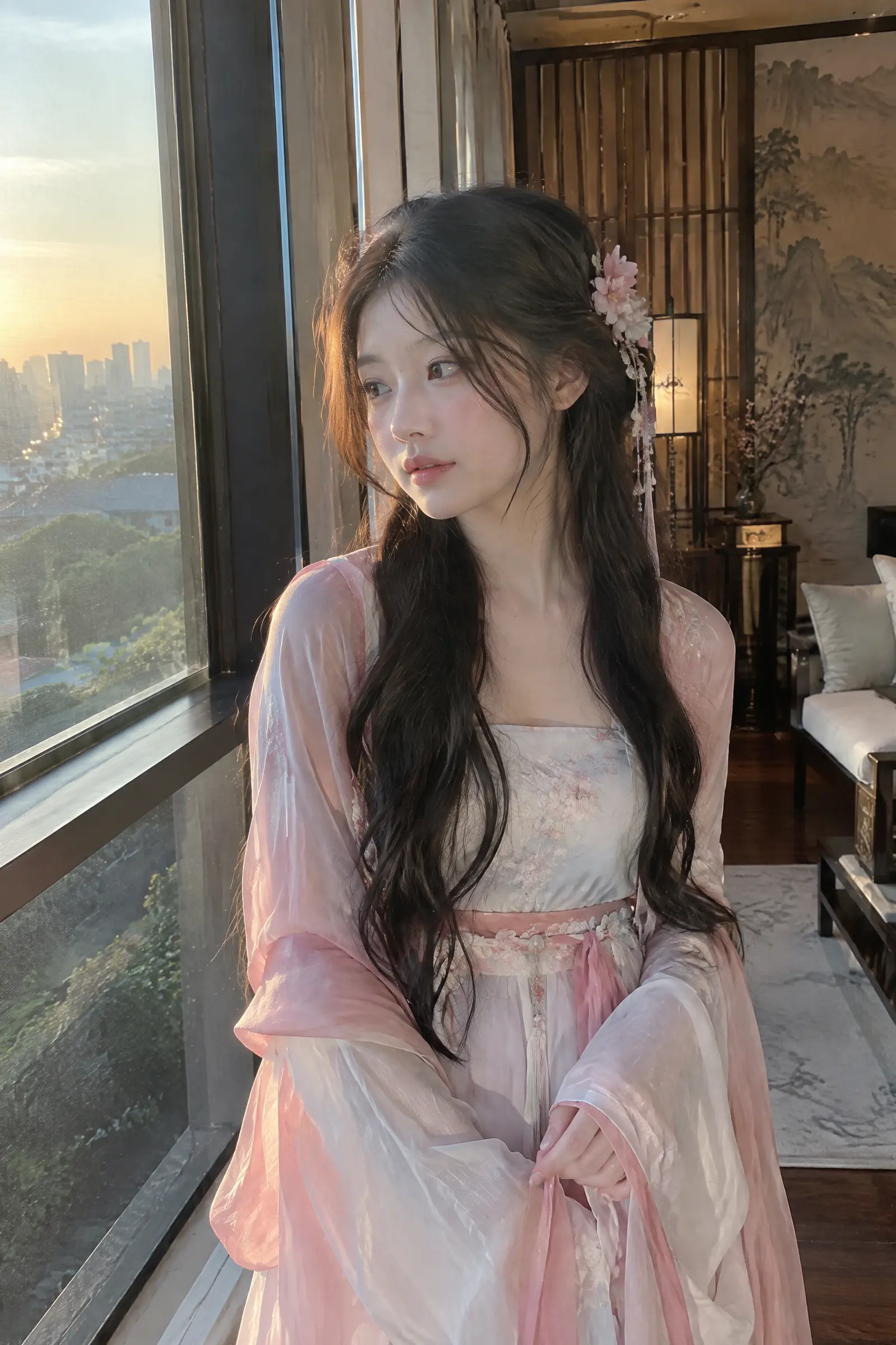 shot on iPhone, casual snapshot, unedited, 2:3, Asian female