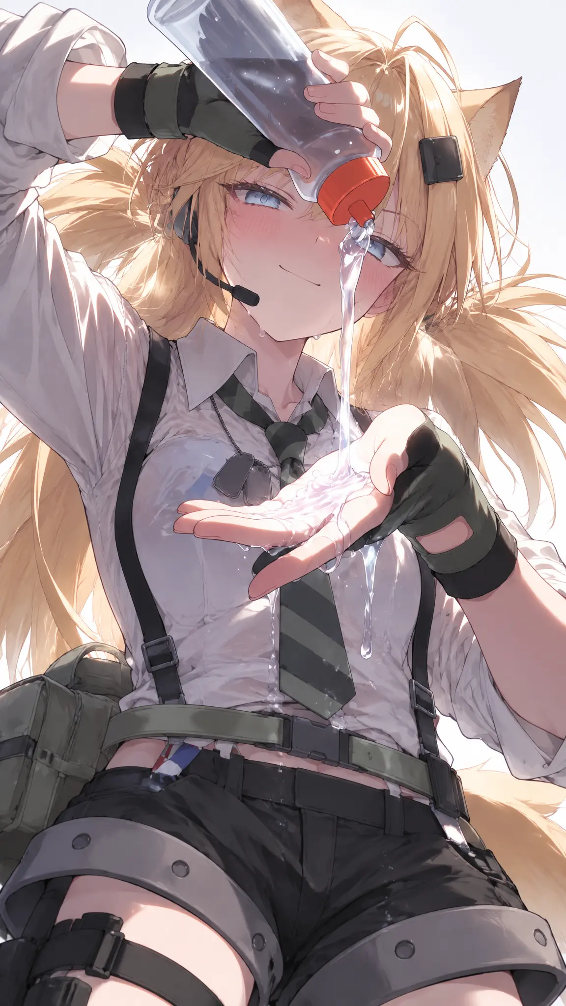 通过修改服装以及头发还有瞳色cosplay图二角色
