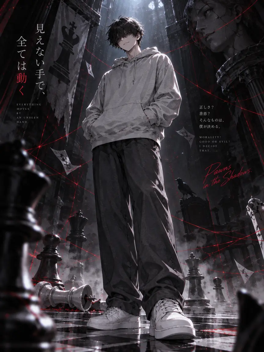 [Poster Style & Composition]
High-end anime character teaser