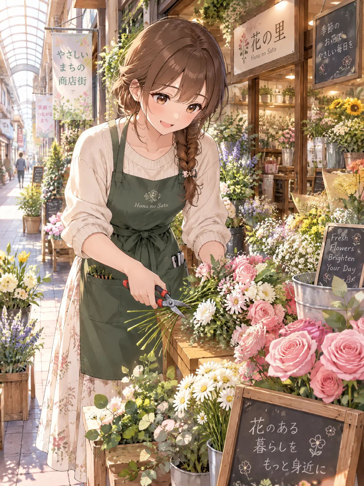 Positive Prompt:
  Style: "anime style, 2D anime illustratio