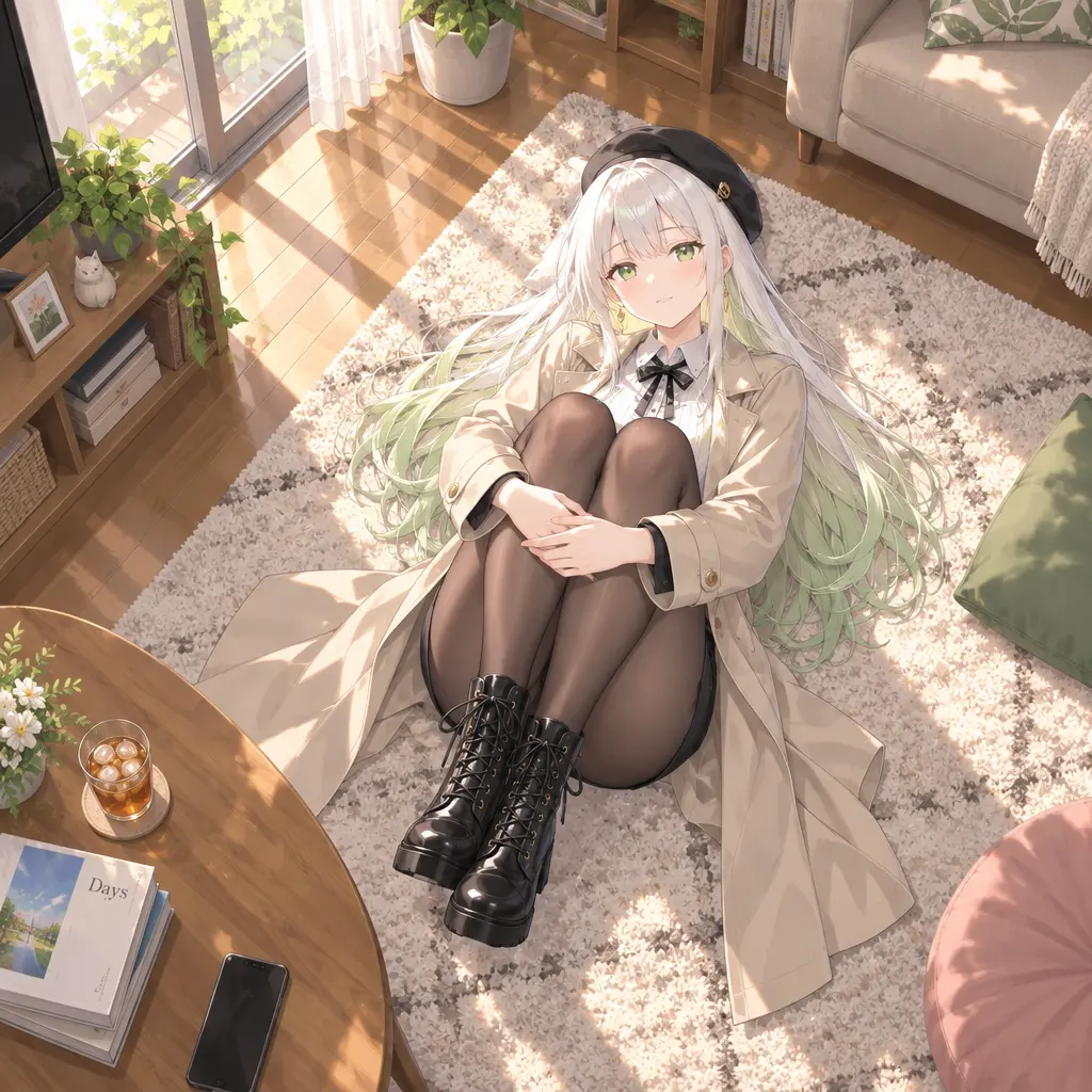 2D anime CG style, Kyoto Animation aesthetic, thick paint re